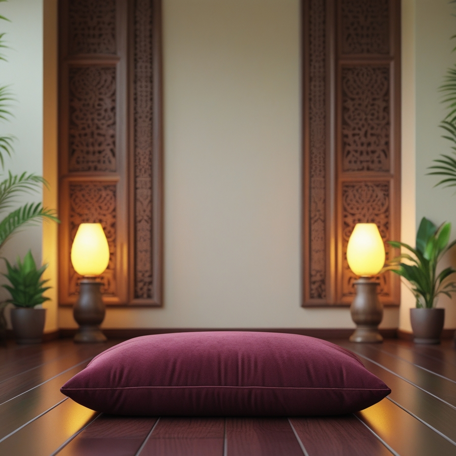 Meditation space at Brightivera