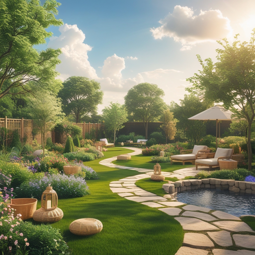 Outdoor space at Brightivera